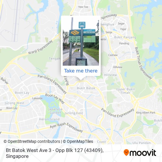 Bt Batok West Ave 3 - Opp Blk 127 (43409)地图