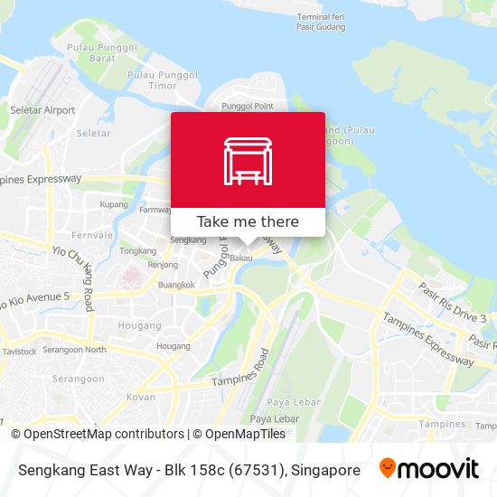 Sengkang East Way - Blk 158c (67531) map
