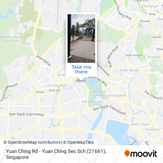 Yuan Ching Rd - Yuan Ching Sec Sch (21661)地图