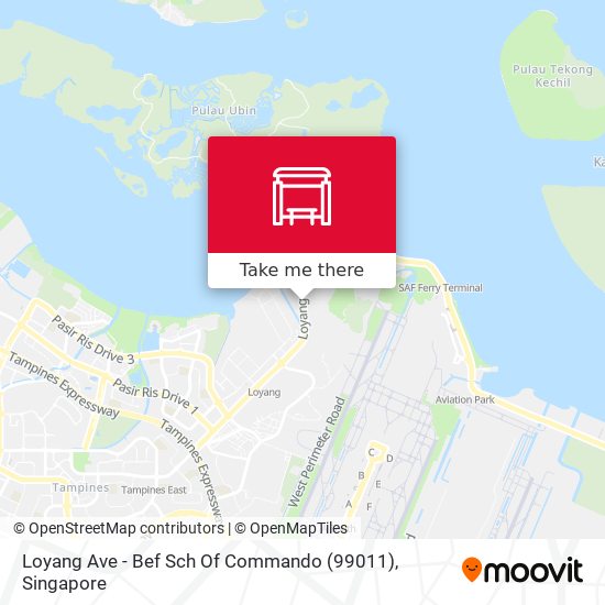 Loyang Ave - Bef Sch Of Commando (99011) map