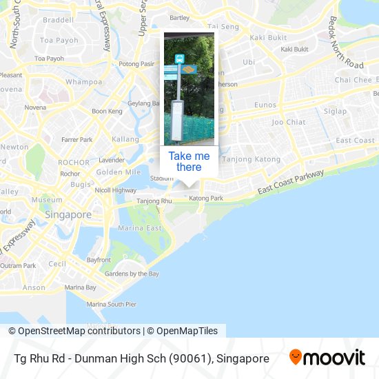 Tg Rhu Rd - Dunman High Sch (90061)地图