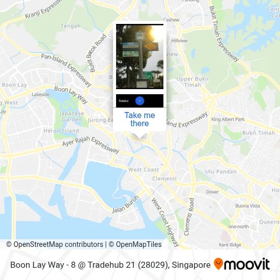 Boon Lay Way - 8 @ Tradehub 21 (28029) 公交站 - 路线、时刻表和票价