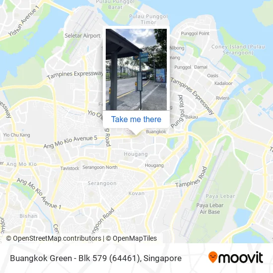 Buangkok Green - Blk 579 (64461) map
