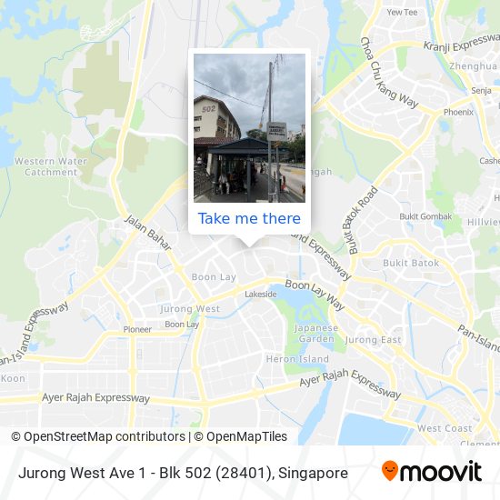Jurong West Ave 1 - Blk 502 (28401)地图