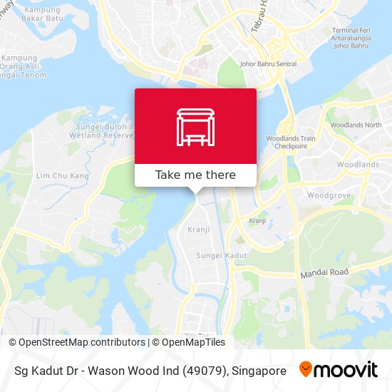 Sg Kadut Dr - Wason Wood Ind (49079) map