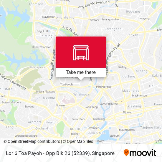 Lor 6 Toa Payoh - Opp Blk 26 (52339) map