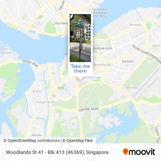 Woodlands St 41 - Blk 413 (46369) map