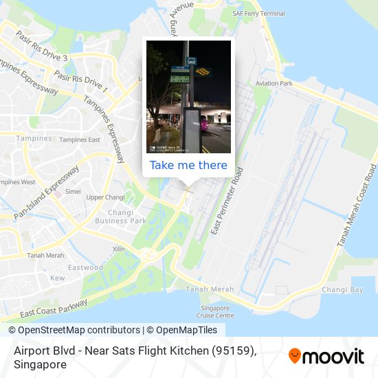 Airport Blvd - Near Sats Flight Kitchen (95159) map