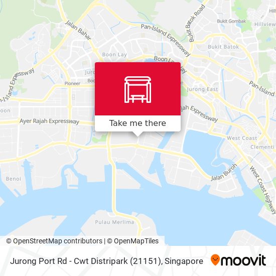 Jurong Port Rd - Cwt Distripark (21151) map