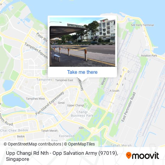 Upp Changi Rd Nth - Opp Salvation Army (97019) map