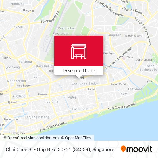 Chai Chee St - Opp Blks 50 / 51 (84559)地图