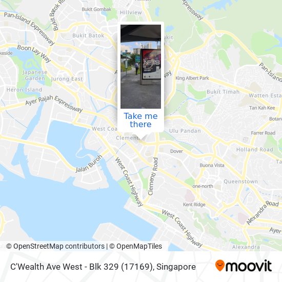 C'Wealth Ave West - Blk 329 (17169) map