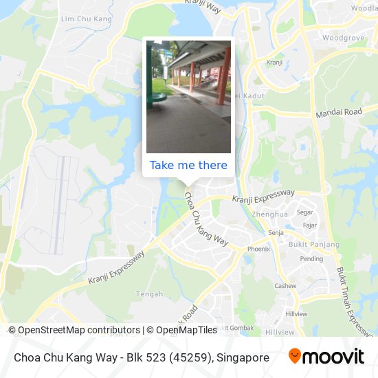Choa Chu Kang Way - Blk 523 (45259) map