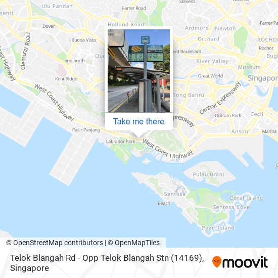 Telok Blangah Rd - Opp Telok Blangah Stn (14169) map