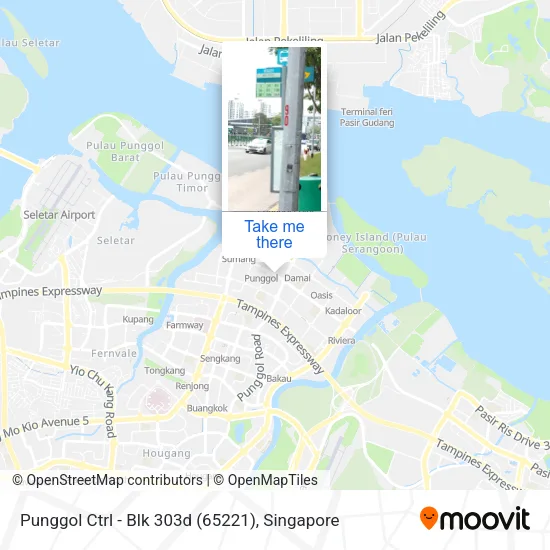 Punggol Ctrl - Blk 303d (65221) map