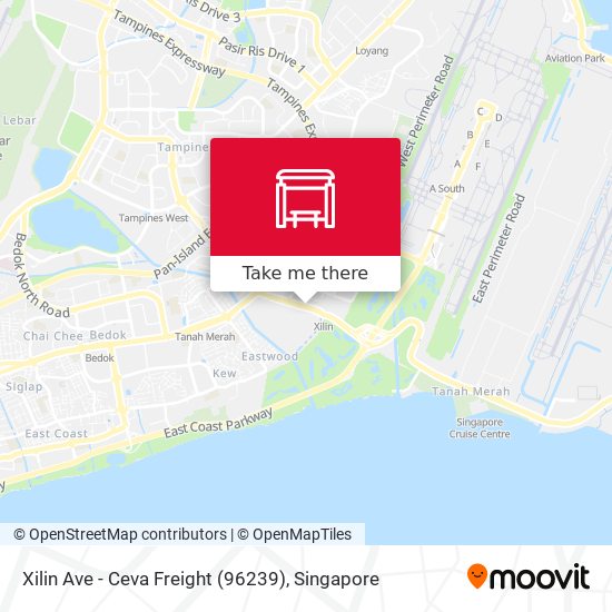 Xilin Ave - Ceva Freight (96239) map