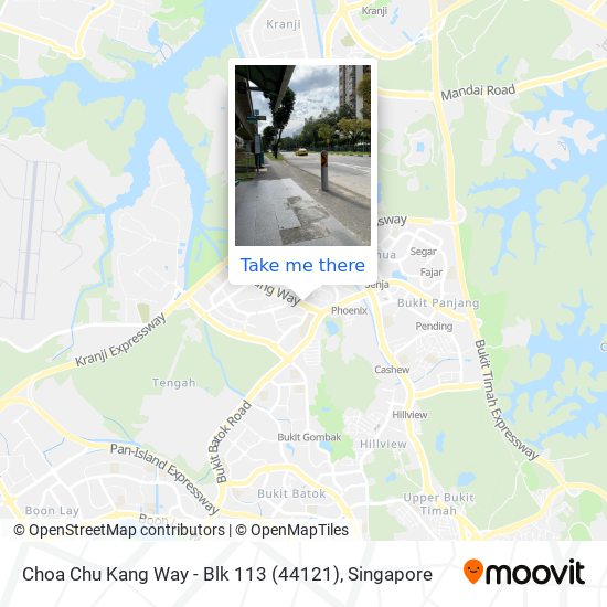 Choa Chu Kang Way - Blk 113 (44121)地图