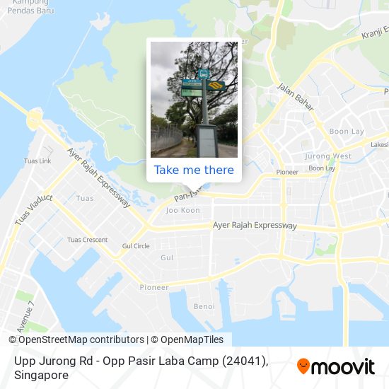 Upp Jurong Rd - Opp Pasir Laba Camp (24041) map