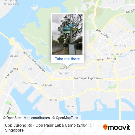 Upp Jurong Rd - Opp Pasir Laba Camp (24041)地图