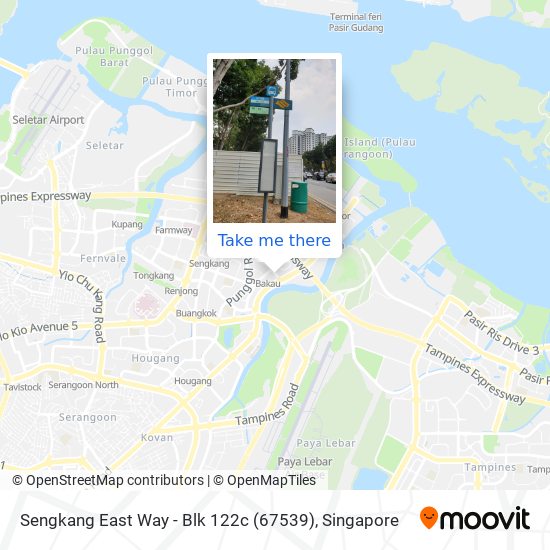 Sengkang East Way - Blk 122c (67539) map