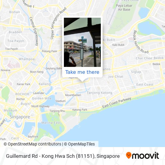 Guillemard Rd - Kong Hwa Sch (81151) map