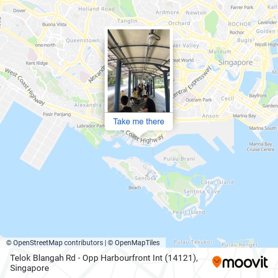 Telok Blangah Rd - Opp Harbourfront Int (14121)地图