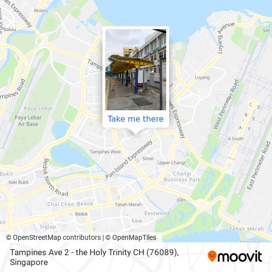 Tampines Ave 2 - the Holy Trinity CH (76089) map