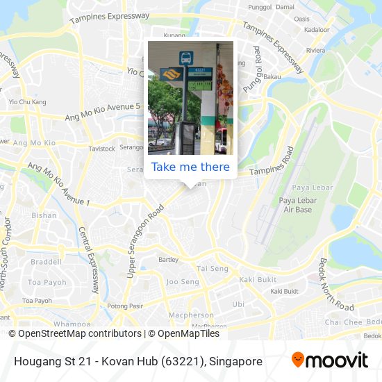 Hougang St 21 - Kovan Hub (63221) map