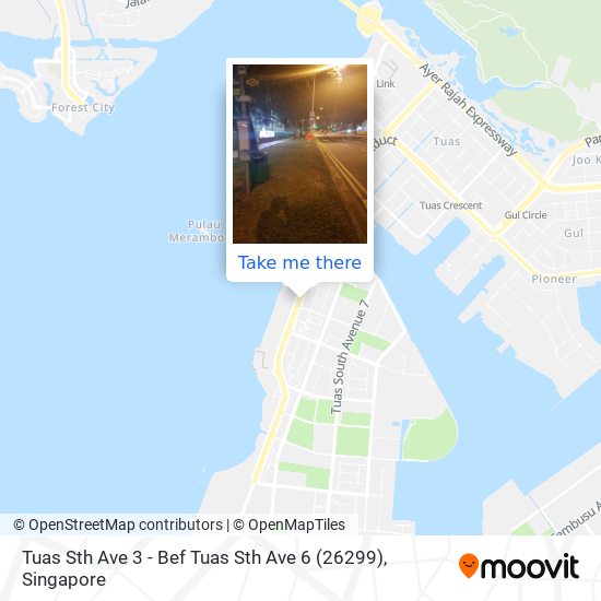 Tuas Sth Ave 3 - Bef Tuas Sth Ave 6 (26299) map