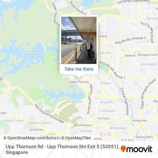 Upp Thomson Rd - Upp Thomson Stn Exit 5 (53051)地图