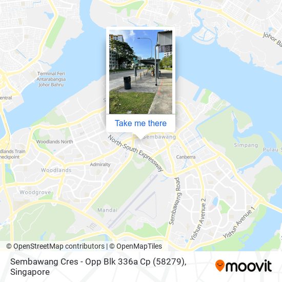 Sembawang Cres - Opp Blk 336a Cp (58279) map
