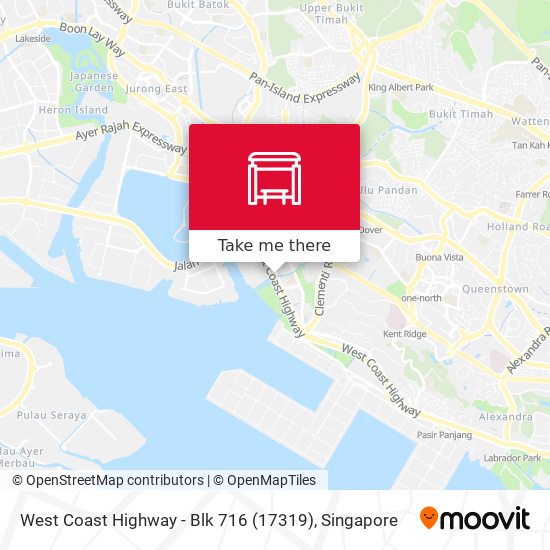 West Coast Highway - Blk 716 (17319) map