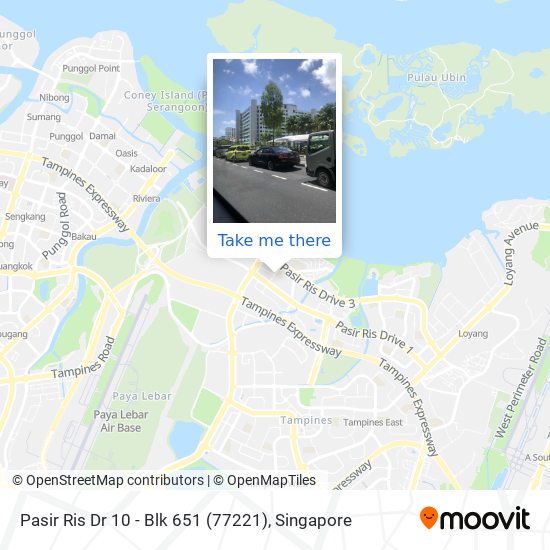 Pasir Ris Dr 10 - Blk 651 (77221) map
