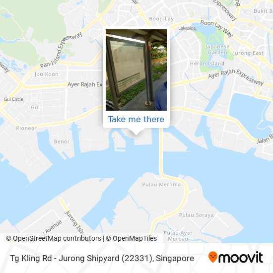 Tg Kling Rd - Jurong Shipyard (22331) map
