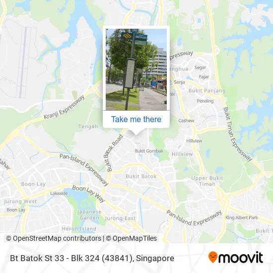 Bt Batok St 33 - Blk 324 (43841)地图