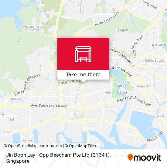 Jln Boon Lay - Opp Beecham Pte Ltd (21341) map