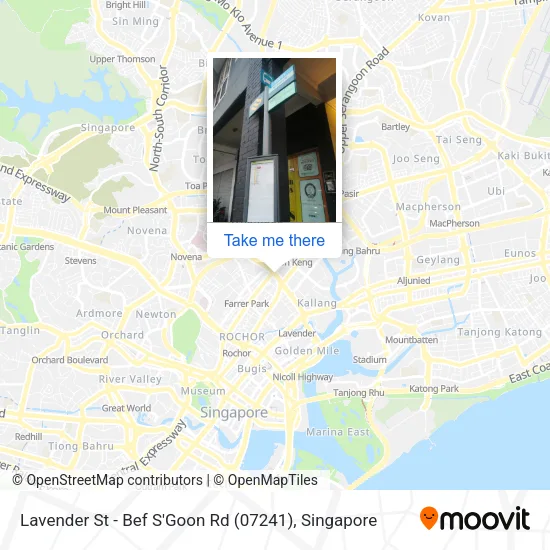 Lavender St - Bef S'Goon Rd (07241) map