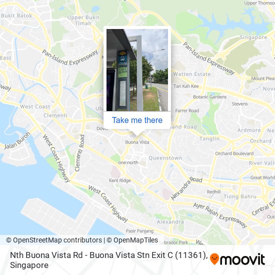 Nth Buona Vista Rd - Buona Vista Stn Exit C (11361) map