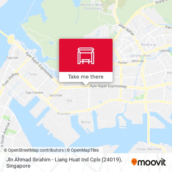 Jln Ahmad Ibrahim - Liang Huat Ind Cplx (24019) map