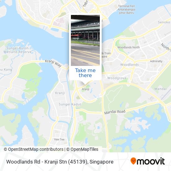 Woodlands Rd - Kranji Stn (45139) map