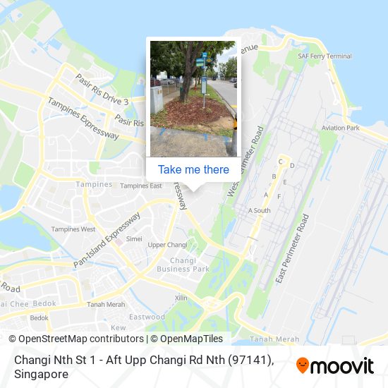 Changi Nth St 1 - Aft Upp Changi Rd Nth (97141)地图