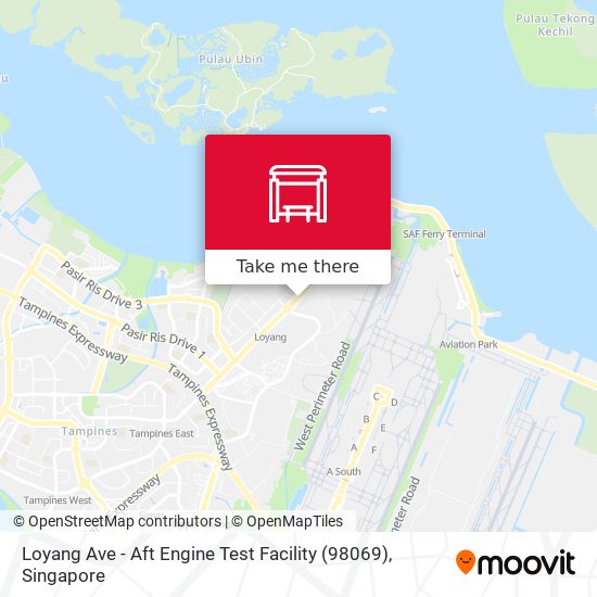 Loyang Ave - Aft Engine Test Facility (98069) map