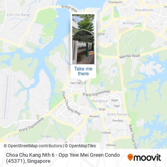 Choa Chu Kang Nth 6 - Opp Yew Mei Green Condo (45371) map