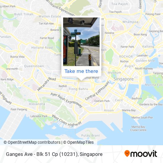 Ganges Ave - Blk 51 Cp (10231) map