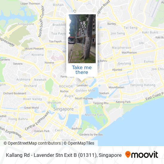 Kallang Rd - Lavender Stn Exit B (01311)地图