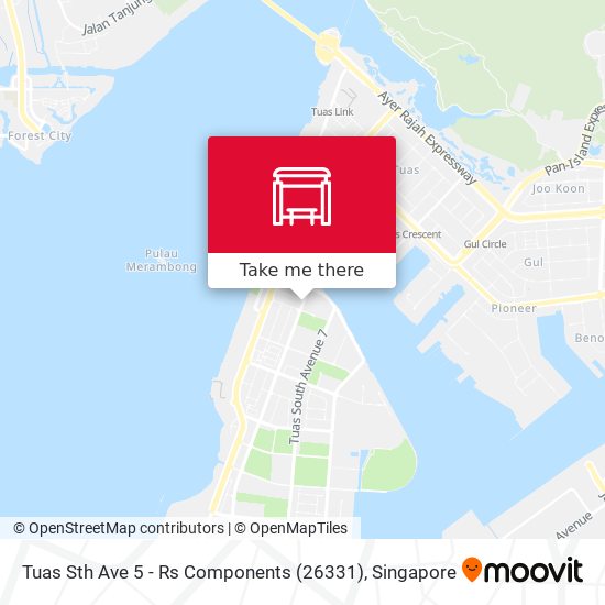Tuas Sth Ave 5 - Rs Components (26331) map