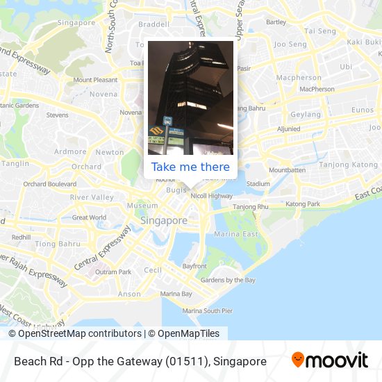 Beach Rd - Opp the Gateway (01511) map