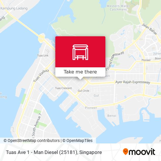 Tuas Ave 1 - Man Diesel (25181) map