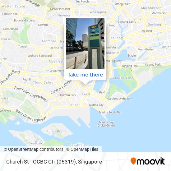 Church St - OCBC Ctr (05319) map