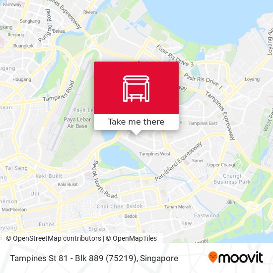 Tampines St 81 - Blk 889 (75219)地图